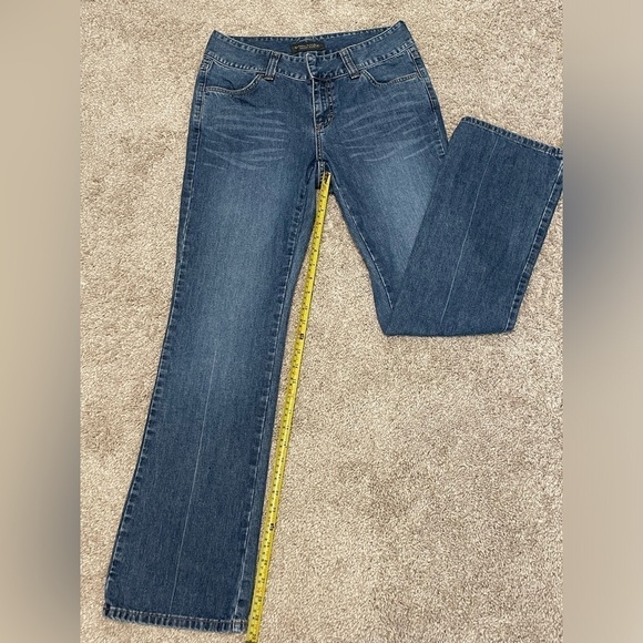 Banana Republic Women Bootcut Jeans Size 6 Medium Wash 100% Cotton Contemporary - Picture 4 of 9